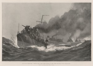 Naval Manoevres, Torpedo Craft går ned Channel for å bli med i skvadronen deres etter mobilisering